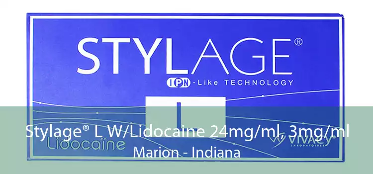 Stylage® L W/Lidocaine 24mg/ml, 3mg/ml Marion - Indiana